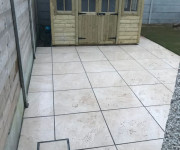 Garden paving