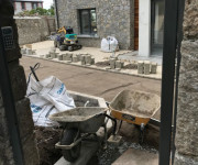 Garden paving construction